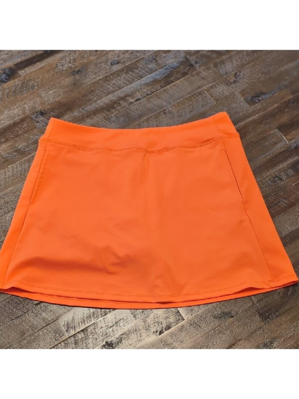 Women's Tennis Skirt In Orange - Picture 1 of 2